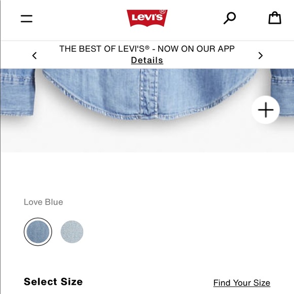 Levi’s Ultimate Western Shirt NWT Size Medium - Picture 6 of 11